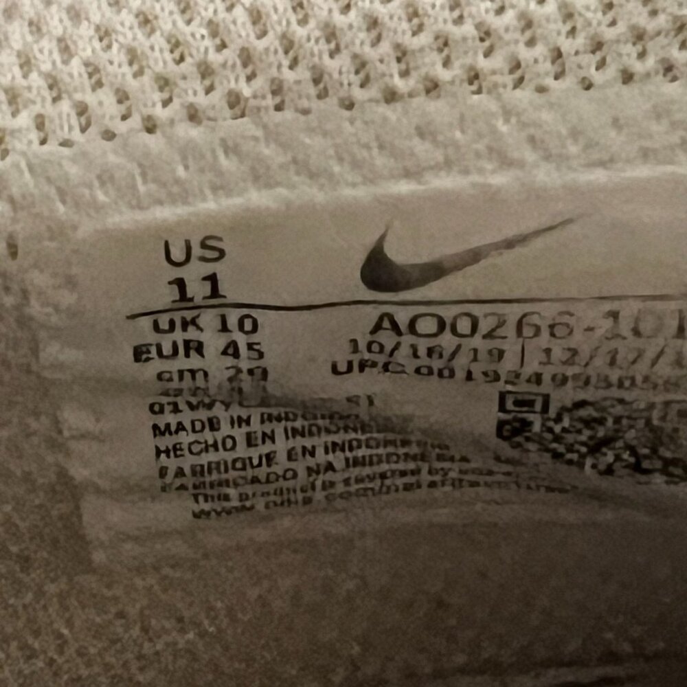 Nike Air Motion 2 Wolf white and grey size 11 - Picture 9 of 15